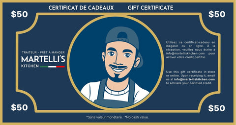 Martelli's Kitchen Gift Card