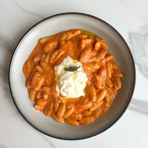 Cavatelli con Stracciatella