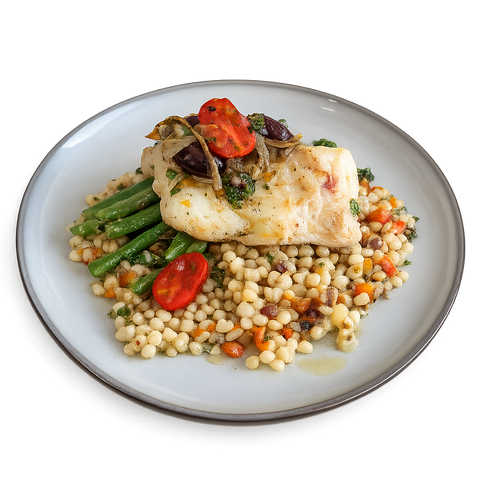 Cod con Fregola