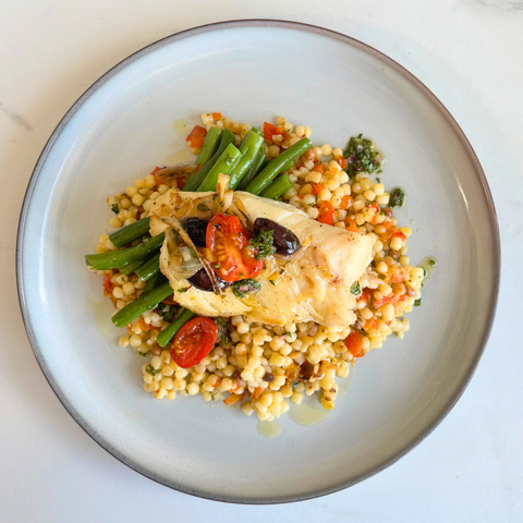 Cod con Fregola