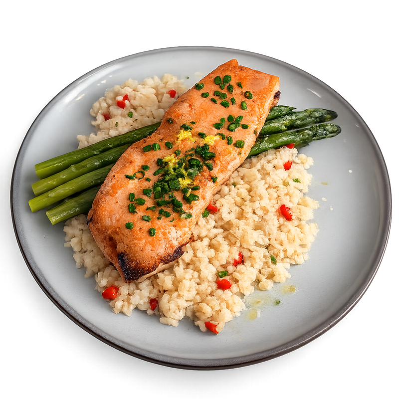 Salmon & Grilled Vegetables