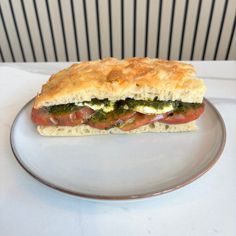Focaccia Sandwich - Caprese